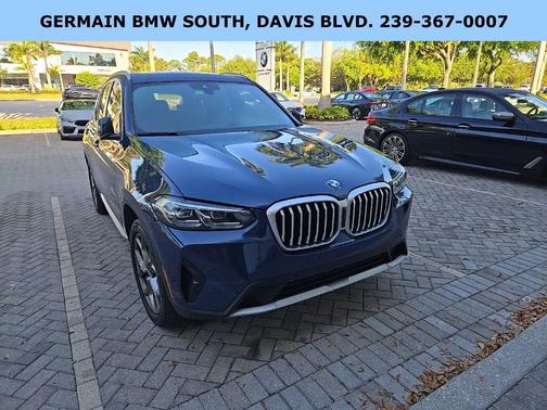 Phytonic Blue Metallic 2023 BMW X3 sDrive30i