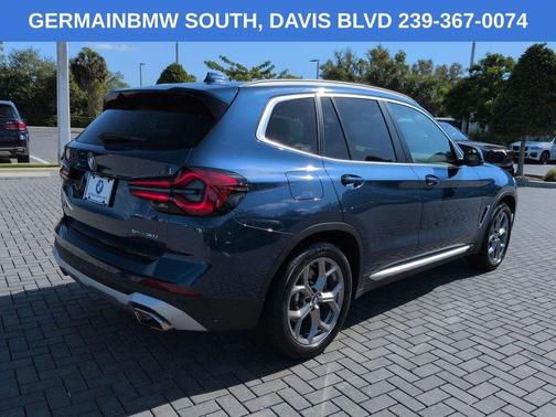 Phytonic Blue Metallic 2022 BMW X3 sDrive30i