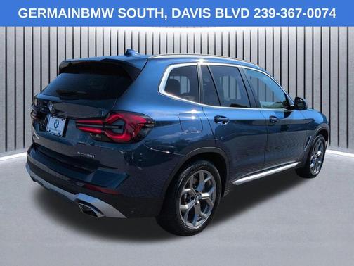Phytonic Blue Metallic 2022 BMW X3 sDrive30i