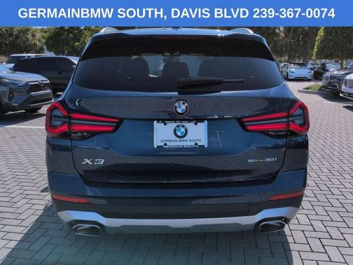 Phytonic Blue Metallic 2022 BMW X3 sDrive30i