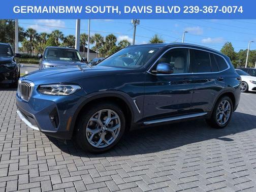 Phytonic Blue Metallic 2022 BMW X3 sDrive30i