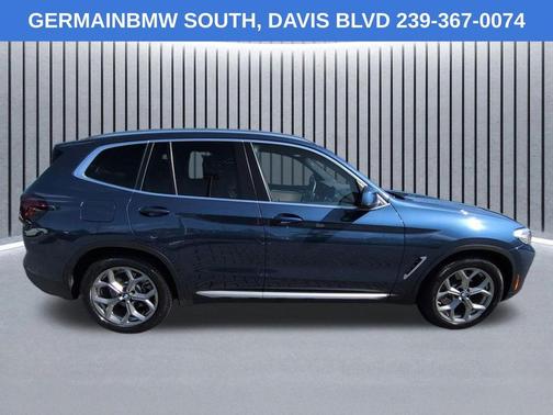 Phytonic Blue Metallic 2022 BMW X3 sDrive30i