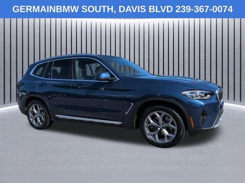 Phytonic Blue Metallic 2022 BMW X3 sDrive30i