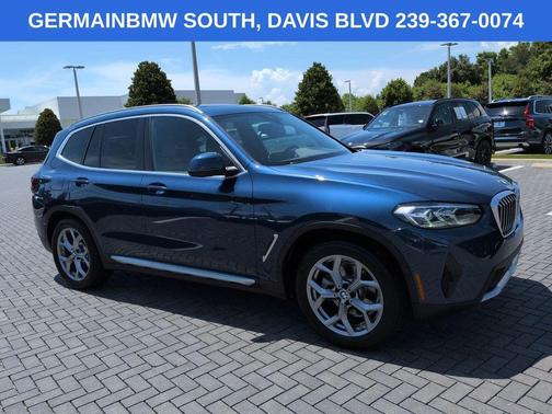 Phytonic Blue Metallic 2023 BMW X3 sDrive30i