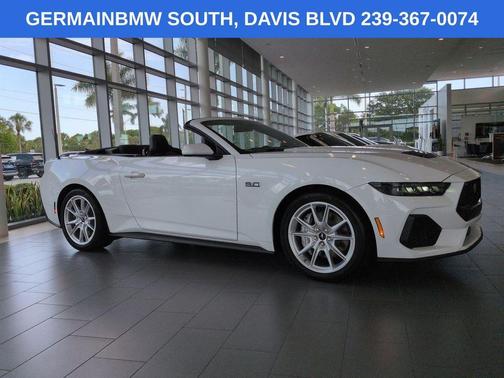 Oxford White 2025 Ford Mustang GT Premium