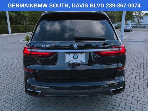 Carbon Black Metallic 2019 BMW X7 xDrive50i