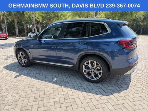 Blue Metallic 2023 BMW X3 xDrive30i