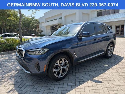 Blue Metallic 2023 BMW X3 xDrive30i