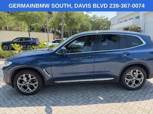 Blue Metallic 2023 BMW X3 xDrive30i