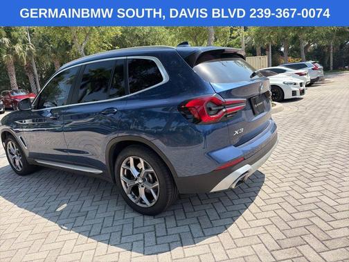 Blue Metallic 2023 BMW X3 xDrive30i