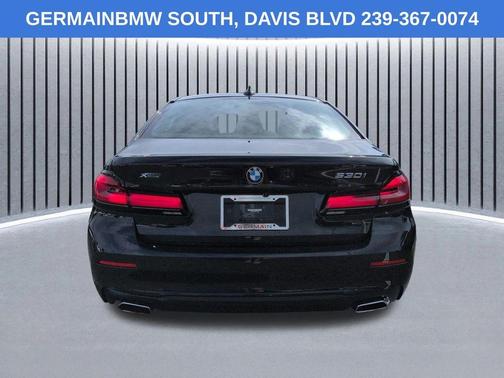 Black Sapphire Metallic 2023 BMW 530 i xDrive