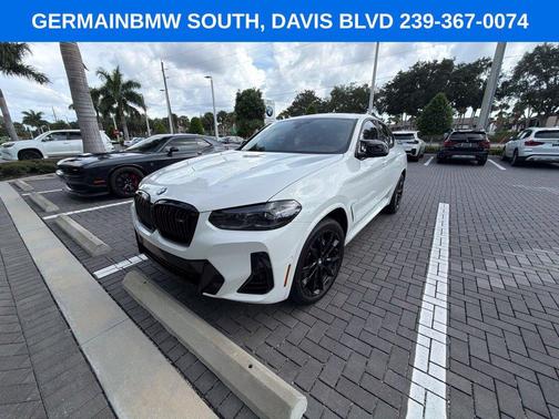 Alpine White 2024 BMW X4 M40i