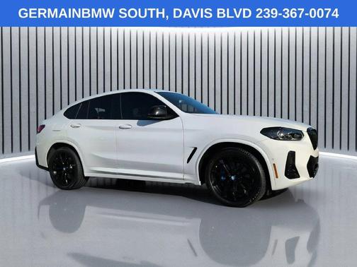 Alpine White 2024 BMW X4 M40i
