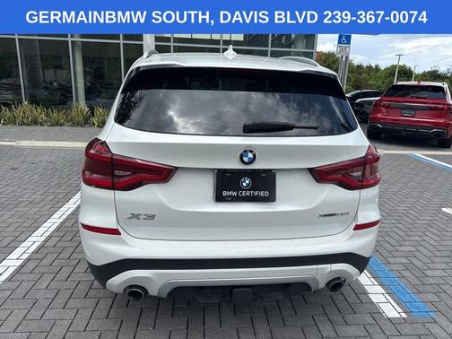 White Metallic 2021 BMW X3 xDrive30i