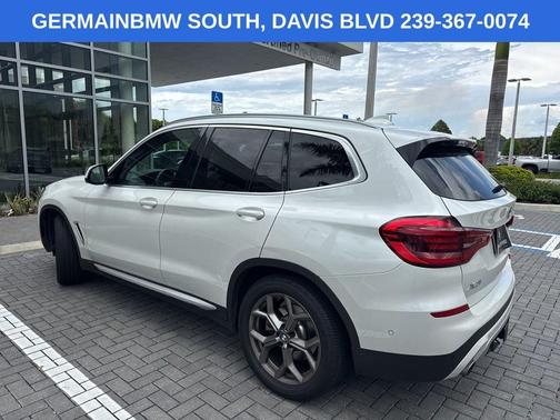 White Metallic 2021 BMW X3 xDrive30i
