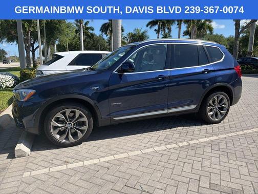 Deep Sea Blue Metallic 2016 BMW X3 xDrive28i
