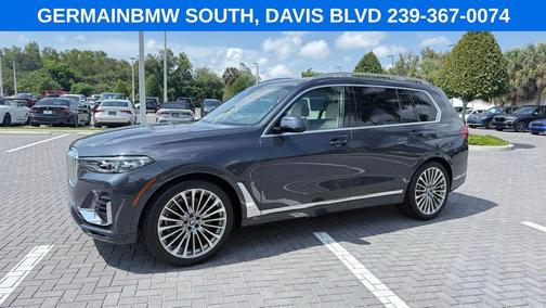 Arctic Gray Metallic 2020 BMW X7 xDrive40i