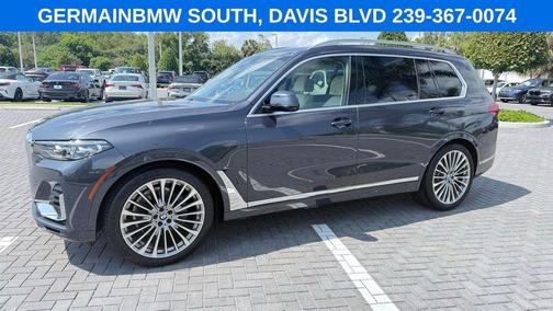 Arctic Gray Metallic 2020 BMW X7 xDrive40i