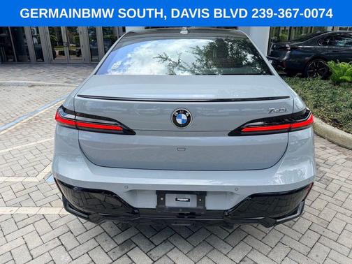Gray Metallic 2023 BMW 740 i