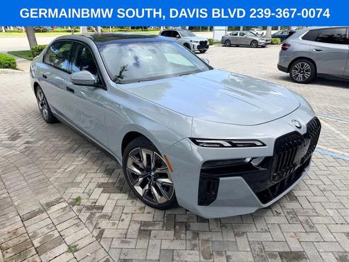 Gray Metallic 2023 BMW 740 i