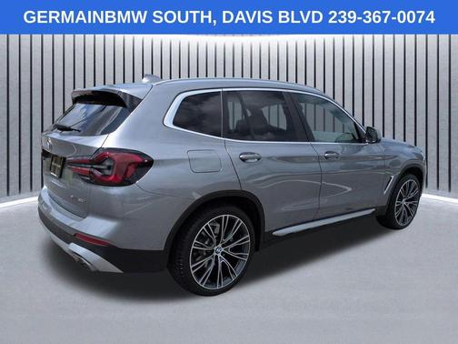 Skyscraper Gray Metallic 2023 BMW X3 xDrive30i