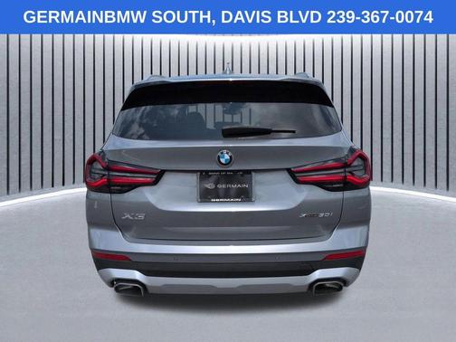 Skyscraper Gray Metallic 2023 BMW X3 xDrive30i