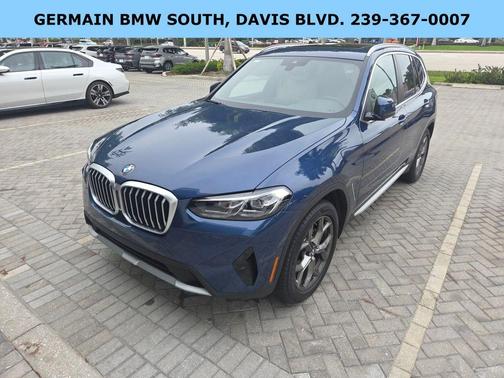 Phytonic Blue Metallic 2022 BMW X3 sDrive30i