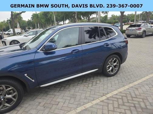 Phytonic Blue Metallic 2022 BMW X3 sDrive30i
