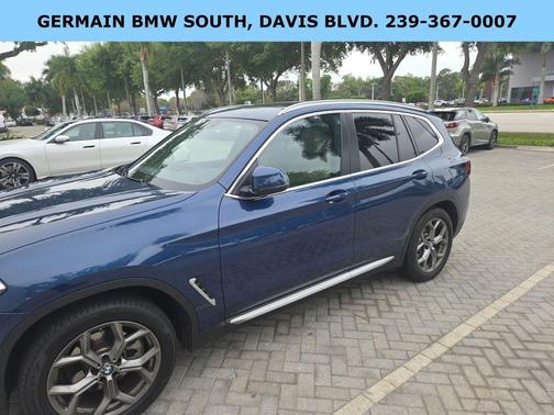 Phytonic Blue Metallic 2022 BMW X3 sDrive30i