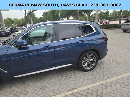 Phytonic Blue Metallic 2022 BMW X3 sDrive30i