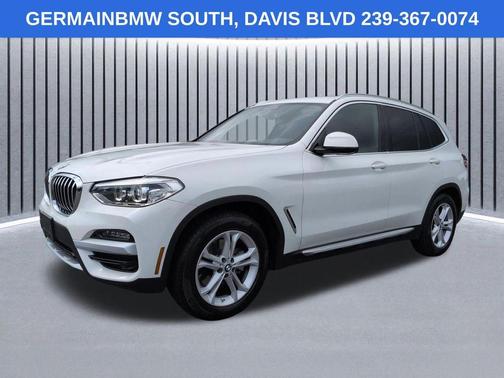 Alpine White 2021 BMW X3 xDrive30i