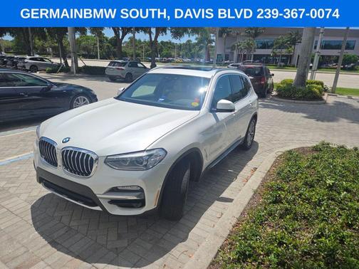 Mineral White Metallic 2019 BMW X3 sDrive30i