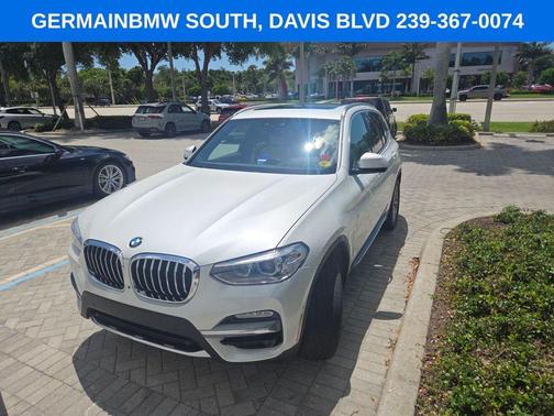 Mineral White Metallic 2019 BMW X3 sDrive30i