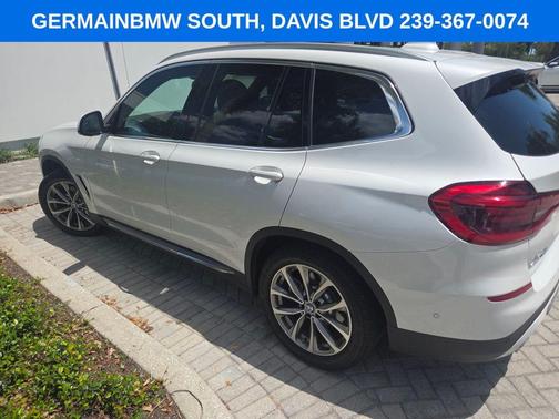 Mineral White Metallic 2019 BMW X3 sDrive30i