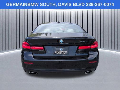 Black Sapphire Metallic 2023 BMW 540 i