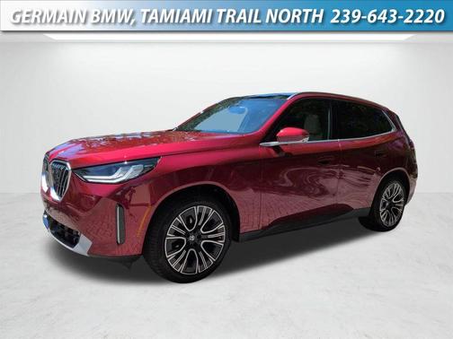 Red Metallic 2025 BMW X3 30 xDrive