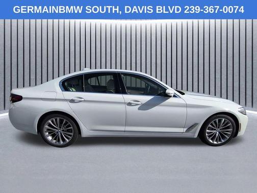 Alpine White 2023 BMW 530 i xDrive