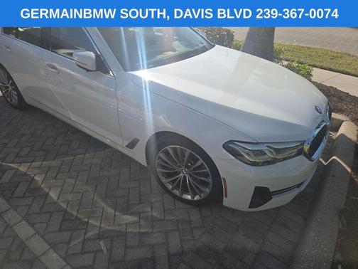 Alpine White 2023 BMW 530 i xDrive