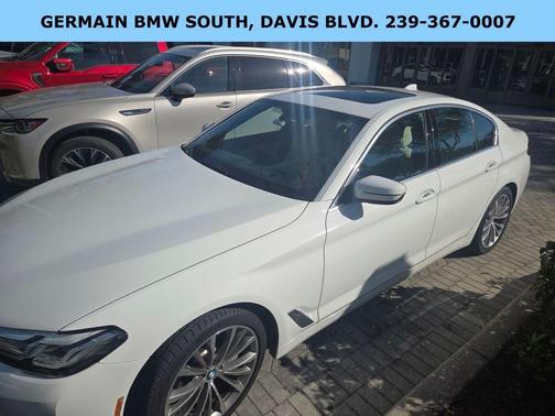 Alpine White 2023 BMW 530 i xDrive