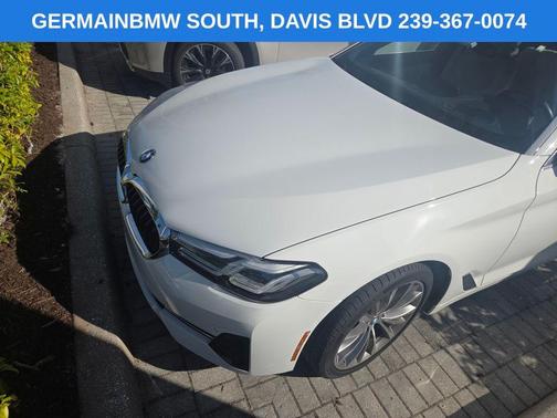 Alpine White 2023 BMW 530 i xDrive