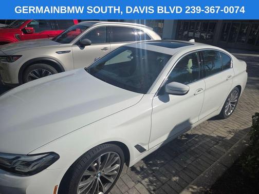 Alpine White 2023 BMW 530 i xDrive