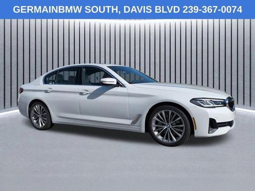 Alpine White 2023 BMW 530 i xDrive