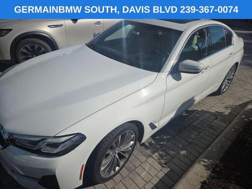 Alpine White 2023 BMW 530 i xDrive