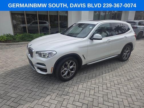 Mineral White Metallic 2021 BMW X3 sDrive30i
