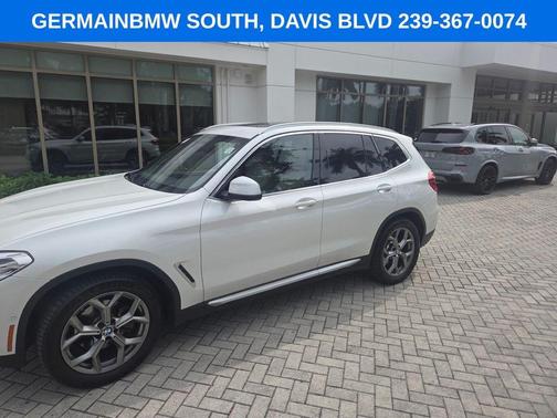Mineral White Metallic 2021 BMW X3 sDrive30i