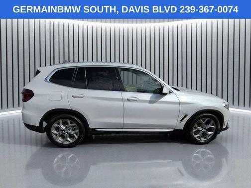 Mineral White Metallic 2021 BMW X3 sDrive30i
