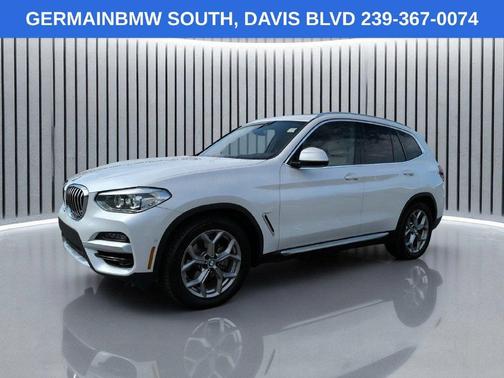 Mineral White Metallic 2021 BMW X3 sDrive30i