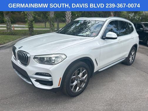 Mineral White Metallic 2020 BMW X3 sDrive30i