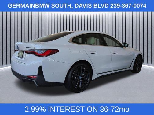 Alpine White 2023 BMW i4 Gran Coupe eDrive40