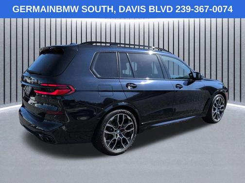 Carbon Black Metallic 2025 BMW X7 M60i